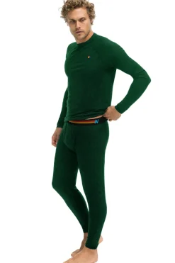 Base Layers | Aviator Nation THERMAL BASE LAYER BOTTOM - FOREST