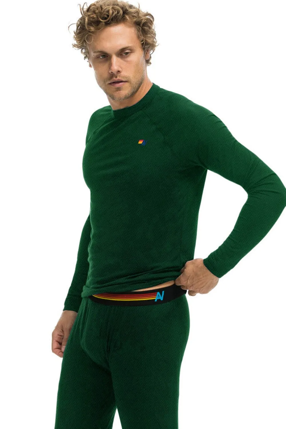 Base Layers | Aviator Nation THERMAL BASE LAYER TOP - FOREST
