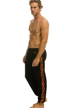 Sweatpants | Aviator Nation TIGER STRIPE SWEATPANTS - BLACK // TIGER BLACK//TIGER