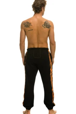 Sweatpants | Aviator Nation TIGER STRIPE SWEATPANTS - BLACK // TIGER BLACK//TIGER