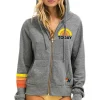 Collab Merchandise | Collab Merchandise | Aviator Nation TODAY SHOW ZIP HOODIE - HEATHER