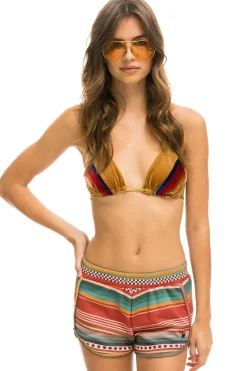 Shorts | Aviator Nation TULUM RAINBOW JOGGER SHORTS - RED