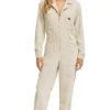 Flight Suits | Flight Suits | Aviator Nation UNISEX CORDUROY FLIGHT SUIT - VINTAGE WHITE VINTAGEWHITE