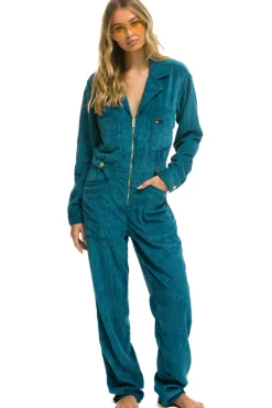 Flight Suits | Flight Suits | Aviator Nation UNISEX CORDUROY FLIGHT SUIT - CAPRI