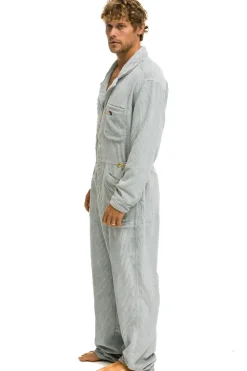 Flight Suits | Flight Suits | Aviator Nation UNISEX CORDUROY FLIGHT SUIT - CLOUD