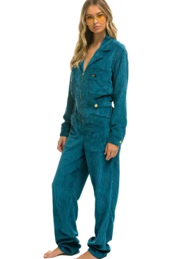 Flight Suits | Flight Suits | Aviator Nation UNISEX CORDUROY FLIGHT SUIT - CAPRI