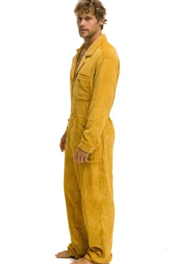 Flight Suits | Flight Suits | Aviator Nation UNISEX CORDUROY FLIGHT SUIT - HONEY