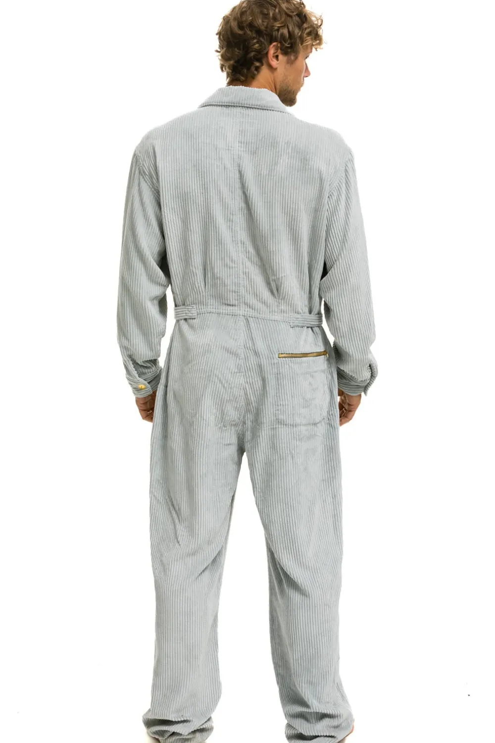 Flight Suits | Flight Suits | Aviator Nation UNISEX CORDUROY FLIGHT SUIT - CLOUD