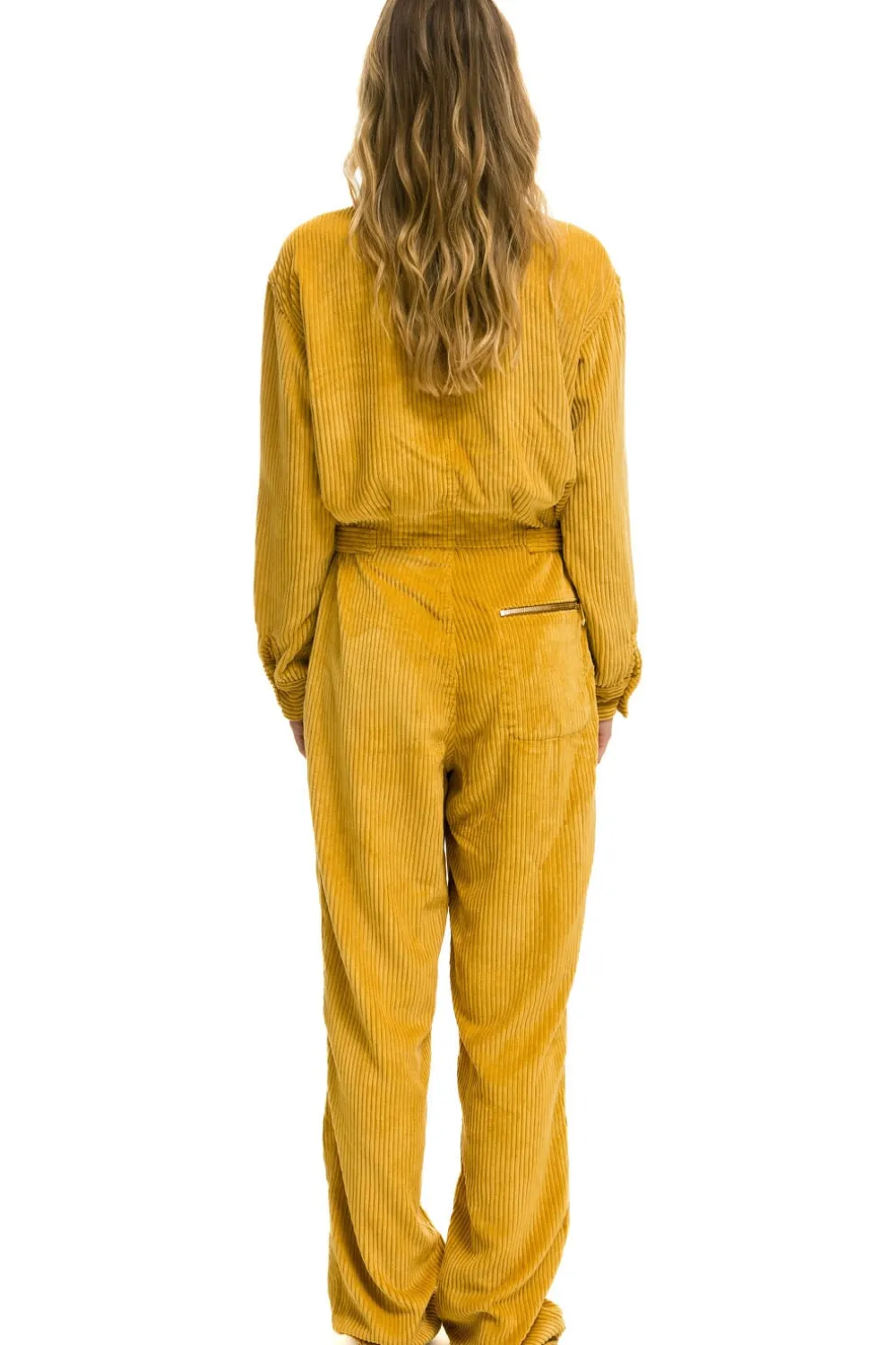 Flight Suits | Flight Suits | Aviator Nation UNISEX CORDUROY FLIGHT SUIT - HONEY