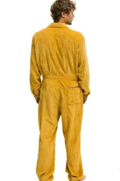 Flight Suits | Flight Suits | Aviator Nation UNISEX CORDUROY FLIGHT SUIT - HONEY
