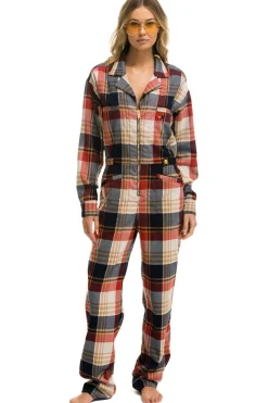 Flight Suits | Flight Suits | Aviator Nation UNISEX PLAID FLIGHT SUIT - COWBOY PLAID COWBOYPLAID