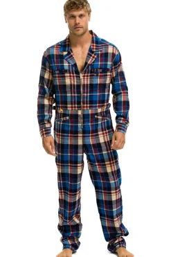 Flight Suits | Flight Suits | Aviator Nation UNISEX PLAID FLIGHT SUIT - PATRIOT PLAID PATRIOTPLAID