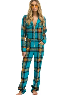 Flight Suits | Flight Suits | Aviator Nation UNISEX PLAID FLIGHT SUIT - JACKSON PLAID JACKSONPLAID