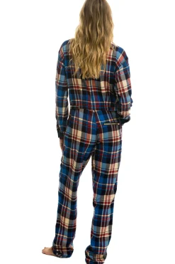 Flight Suits | Flight Suits | Aviator Nation UNISEX PLAID FLIGHT SUIT - PATRIOT PLAID PATRIOTPLAID