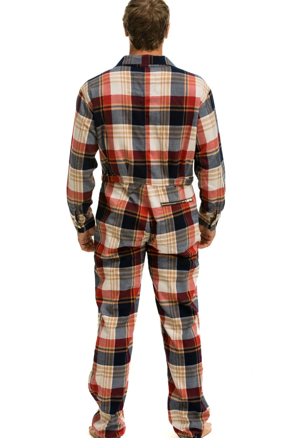 Flight Suits | Flight Suits | Aviator Nation UNISEX PLAID FLIGHT SUIT - COWBOY PLAID COWBOYPLAID