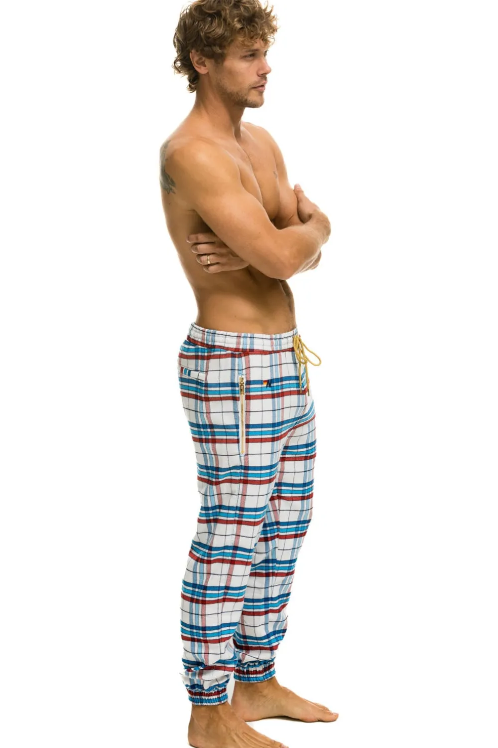 Sweatpants | Aviator Nation UNISEX PLAID LODGE PANT - MONTAUK PLAID MONTAUKPLAID
