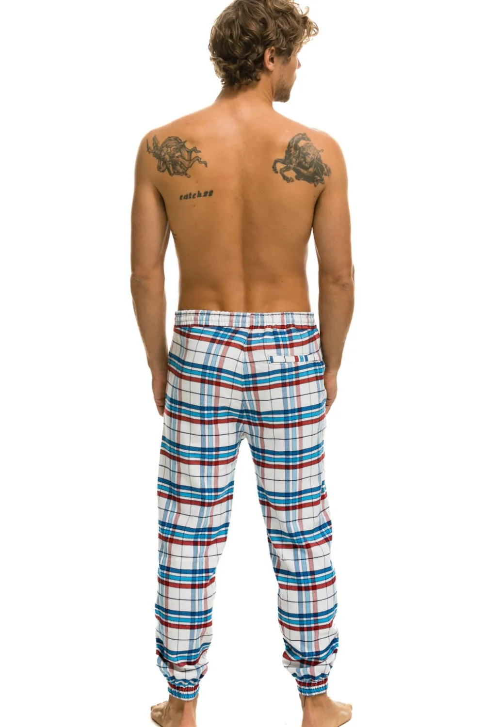 Sweatpants | Aviator Nation UNISEX PLAID LODGE PANT - MONTAUK PLAID MONTAUKPLAID