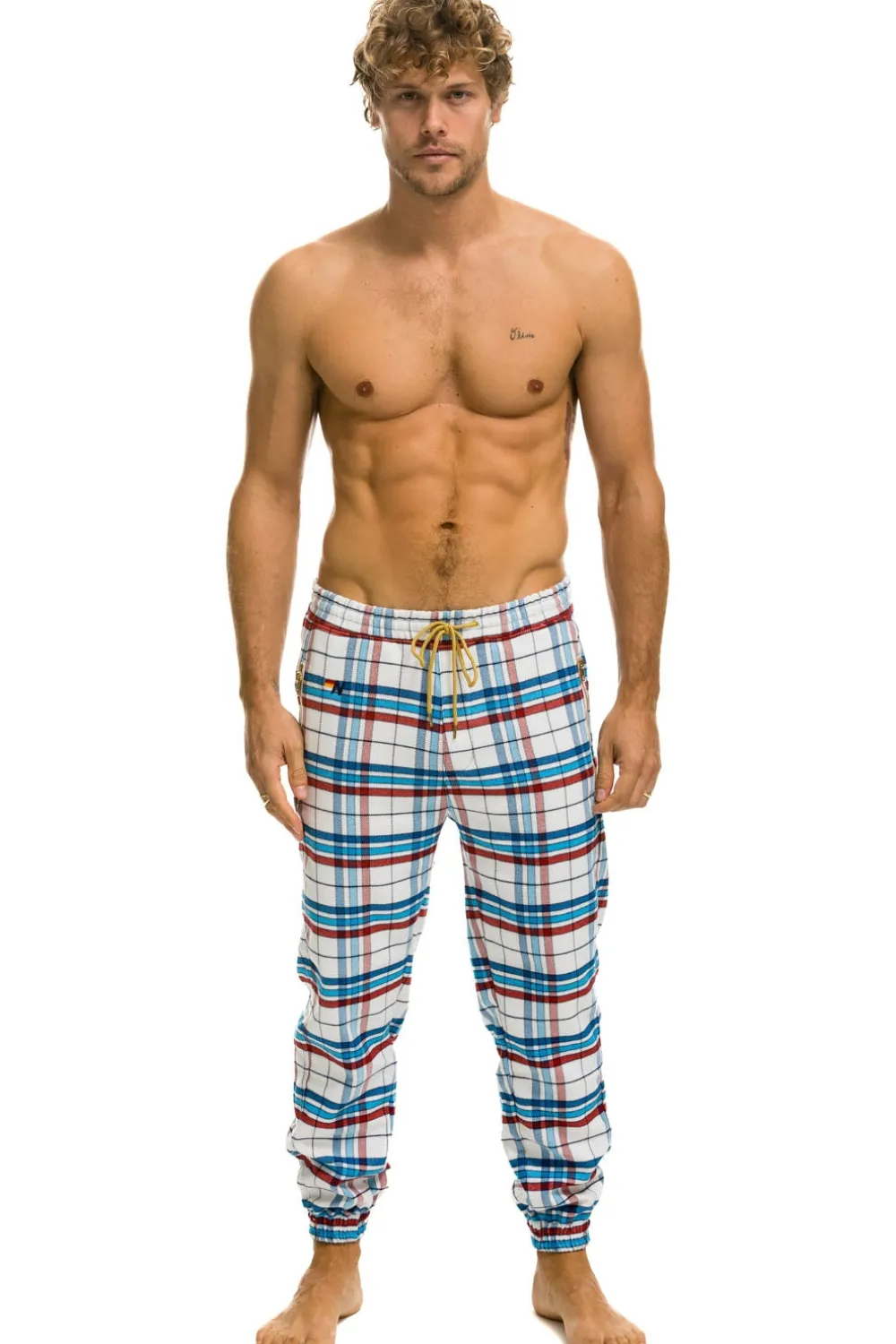 Sweatpants | Aviator Nation UNISEX PLAID LODGE PANT - MONTAUK PLAID MONTAUKPLAID
