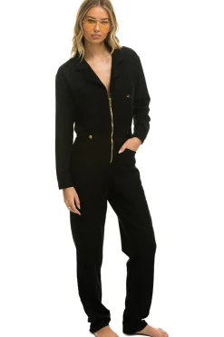 Flight Suits | Flight Suits | Aviator Nation UNISEX TWILL FLIGHT SUIT - BLACK