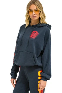 Hoodies | Collab Merchandise | Aviator Nation UNIVERSITY OF OKLAHOMA PULLOVER HOODIE RELAXED - CHARCOAL