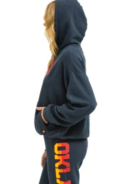 Hoodies | Collab Merchandise | Aviator Nation UNIVERSITY OF OKLAHOMA PULLOVER HOODIE RELAXED - CHARCOAL