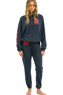 Collab Merchandise | Collab Merchandise | Aviator Nation UNIVERSITY OF OKLAHOMA UNISEX SWEATPANTS - CHARCOAL