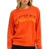 Sweatshirts | Collab Merchandise | Aviator Nation UNIVERSITY OF TEXAS CREW SWEATSHIRT - ORANGE