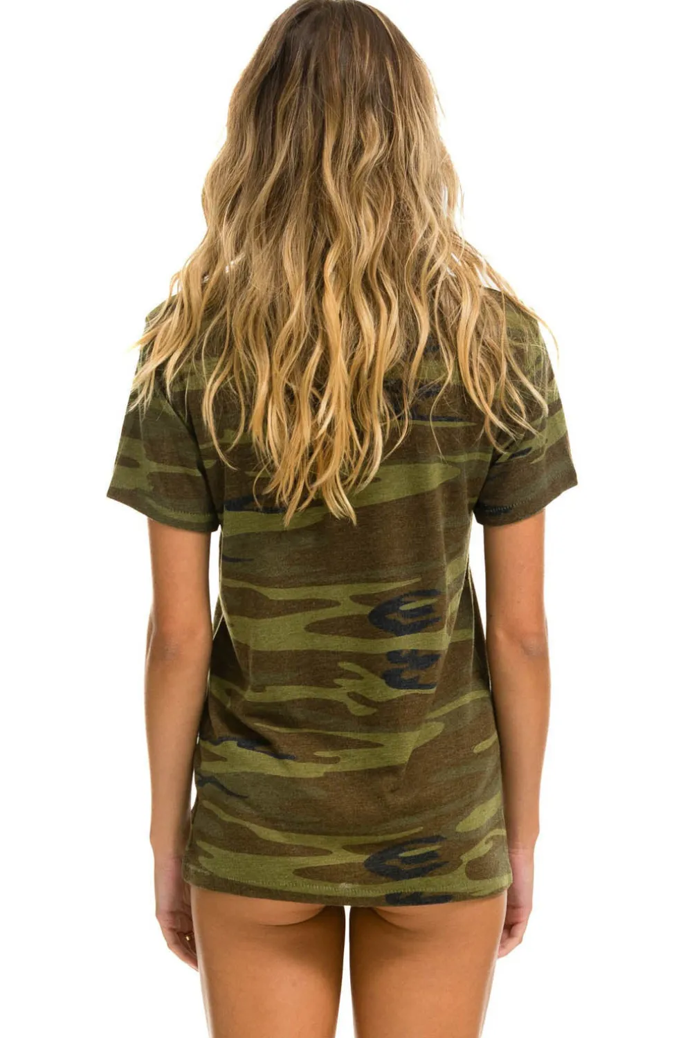 Tees | Collab Merchandise | Aviator Nation UNIVERSITY OF TEXAS CREW TEE SHIRT - CAMO