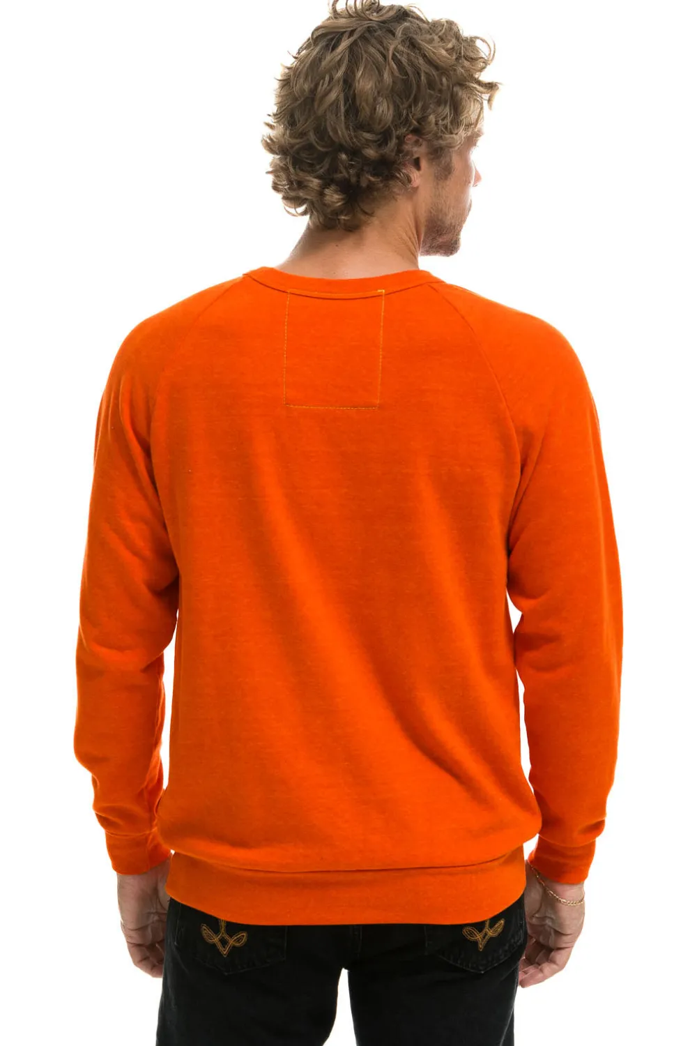 Sweatshirts | Collab Merchandise | Aviator Nation UNIVERSITY OF TEXAS CREW SWEATSHIRT - ORANGE