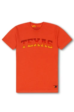 Collab Merchandise | Collab Merchandise | Aviator Nation UNIVERSITY OF TEXAS CREW TEE SHIRT - ORANGE