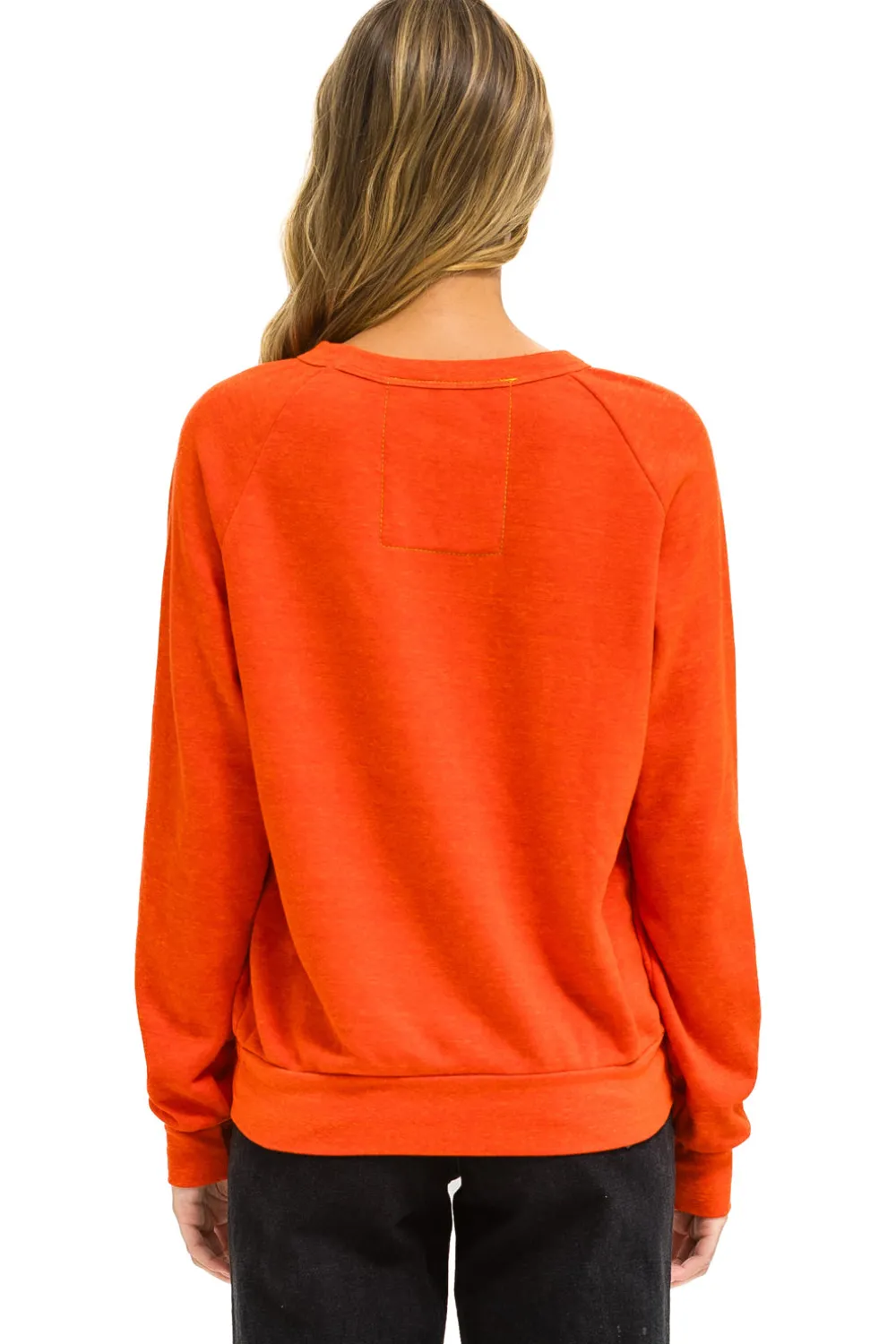 Sweatshirts | Collab Merchandise | Aviator Nation UNIVERSITY OF TEXAS CREW SWEATSHIRT - ORANGE