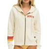 Hoodies | Collab Merchandise | Aviator Nation UNIVERSITY OF TEXAS HOOKEM ZIP HOODIE - VINTAGE WHITE VINTAGEWHITE