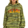 Hoodies | Collab Merchandise | Aviator Nation UNIVERSITY OF TEXAS PULLOVER HOODIE RELAXED - CAMO