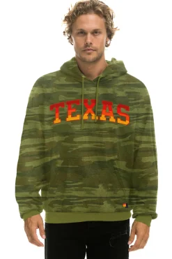 Hoodies | Collab Merchandise | Aviator Nation UNIVERSITY OF TEXAS PULLOVER HOODIE RELAXED - CAMO