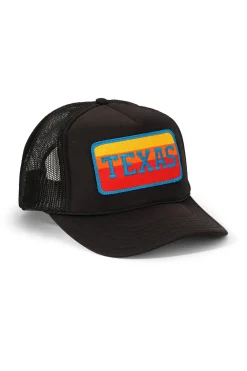 Collab Merchandise | Collab Merchandise | Aviator Nation UNIVERSITY OF TEXAS VINTAGE LOW RISE TRUCKER - BLACK