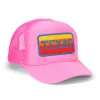 Collab Merchandise | Collab Merchandise | Aviator Nation UNIVERSITY OF TEXAS VINTAGE LOW RISE TRUCKER - NEON PINK NEONPINK