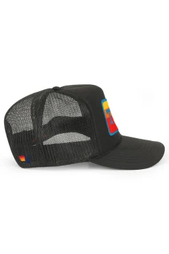 Collab Merchandise | Collab Merchandise | Aviator Nation UNIVERSITY OF TEXAS VINTAGE LOW RISE TRUCKER - BLACK