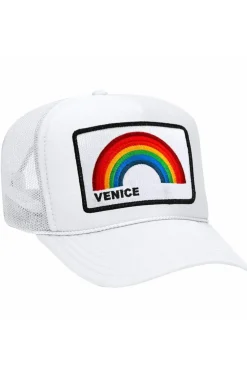 Trucker Hats | Trucker Hats | Aviator Nation VENICE RAINBOW TRUCKER HAT