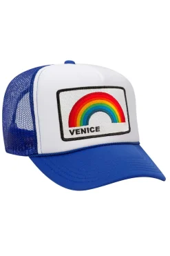 Trucker Hats | Trucker Hats | Aviator Nation VENICE RAINBOW TRUCKER HAT