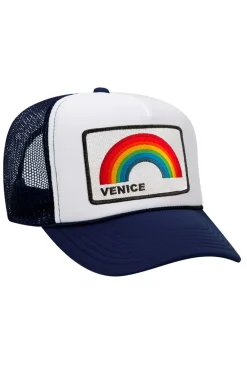 Trucker Hats | Trucker Hats | Aviator Nation VENICE RAINBOW TRUCKER HAT