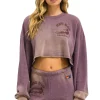 Sweatshirts | Aviator Nation VENICE SURFER CROPPED CREW SWEATSHIRT RELAXED - FADED MOCHA FADEDMOCHA