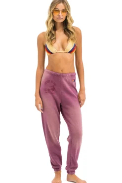 Sweatpants | Aviator Nation VENICE SURFER SWEATPANTS - FADED BERRY FADEDBERRY