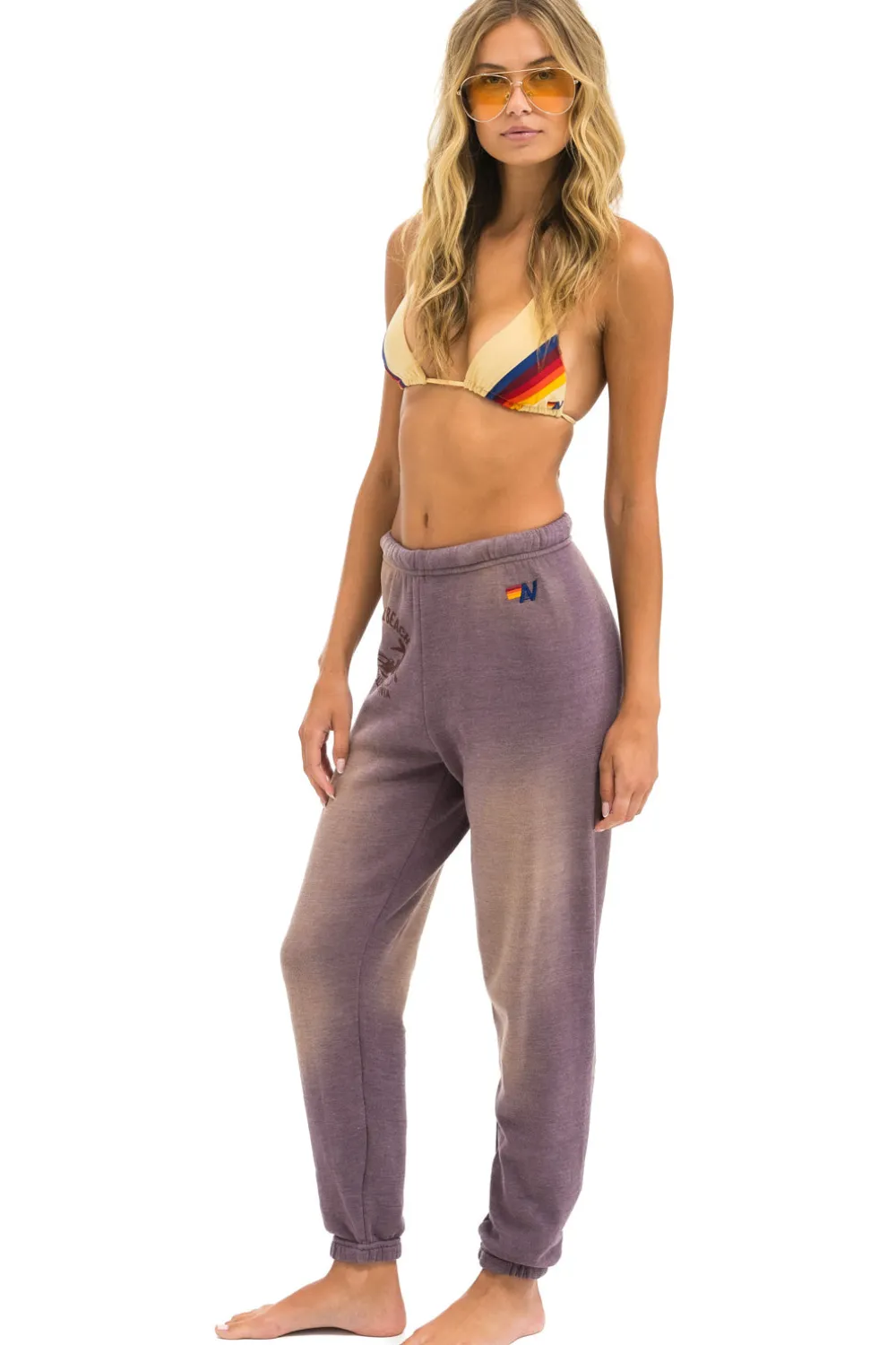 Sweatpants | Aviator Nation VENICE SURFER SWEATPANTS - FADED MOCHA FADEDMOCHA