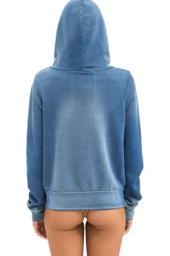 Hoodies | Hoodies | Aviator Nation VENICE SURFER ZIP HOODIE - FADED WATER FADEDWATER