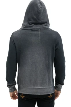 Hoodies | Hoodies | Aviator Nation VENICE SURFER ZIP HOODIE - FADED SMOKE FADEDSMOKE
