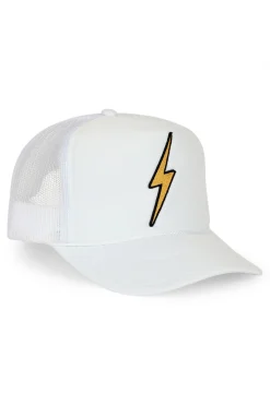 Trucker Hats | Trucker Hats | Aviator Nation VINTAGE BOLT TRUCKER HAT theperfectpairing!Allofourproductsgothroughanintensebreaking-downprocessthatgivesthemavintagefeelyou'lllovebecauseit'sbrokeninfromdayoneofwearingit.Allofourhatsareadjustable!