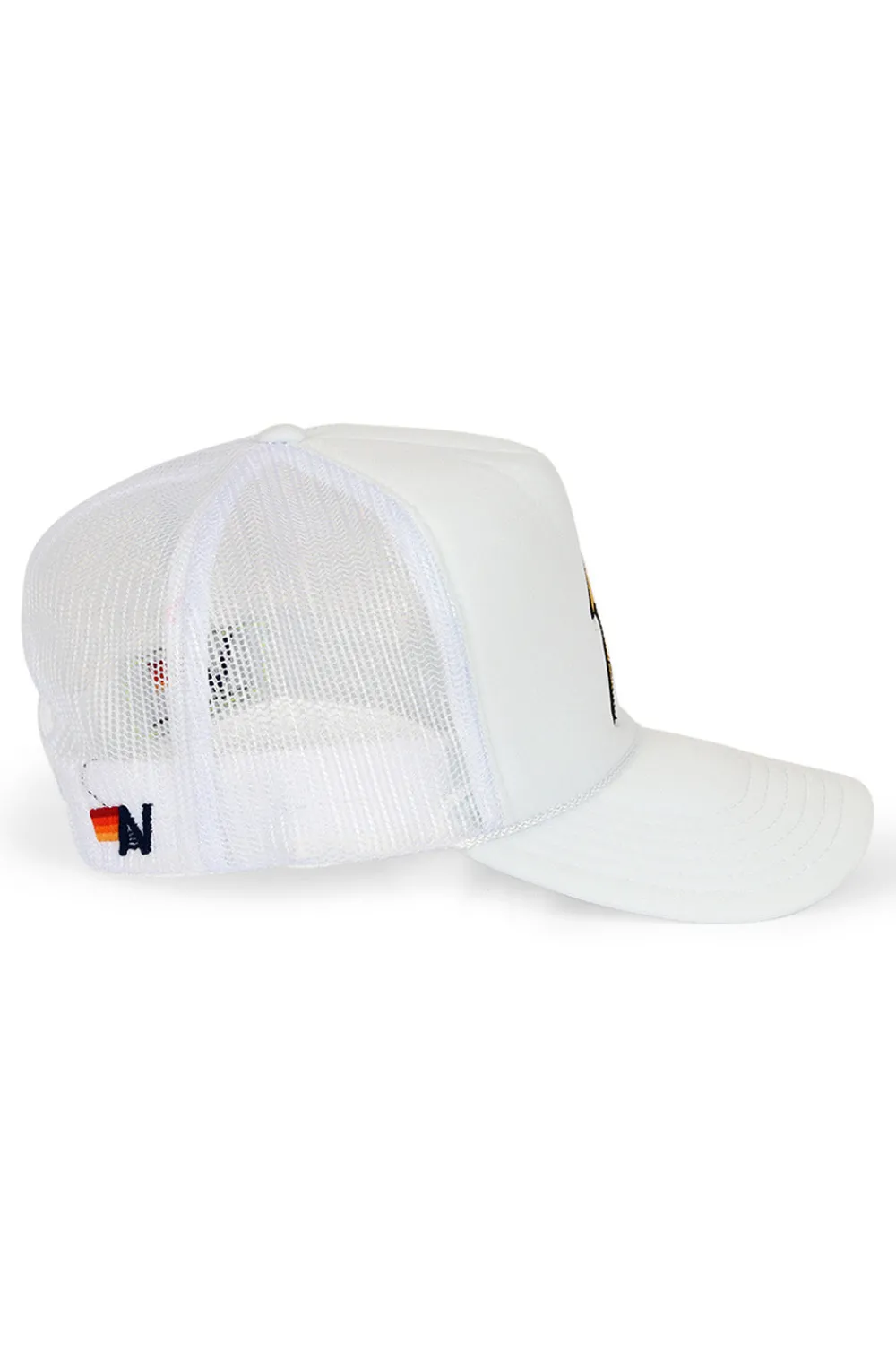 Trucker Hats | Trucker Hats | Aviator Nation VINTAGE BOLT TRUCKER HAT theperfectpairing!Allofourproductsgothroughanintensebreaking-downprocessthatgivesthemavintagefeelyou'lllovebecauseit'sbrokeninfromdayoneofwearingit.Allofourhatsareadjustable!