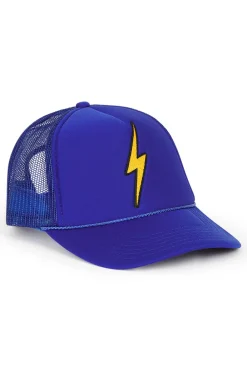 Trucker Hats | Trucker Hats | Aviator Nation VINTAGE BOLT TRUCKER HAT theperfectpairing!Allofourproductsgothroughanintensebreaking-downprocessthatgivesthemavintagefeelyou'lllovebecauseit'sbrokeninfromdayoneofwearingit.Allofourhatsareadjustable!