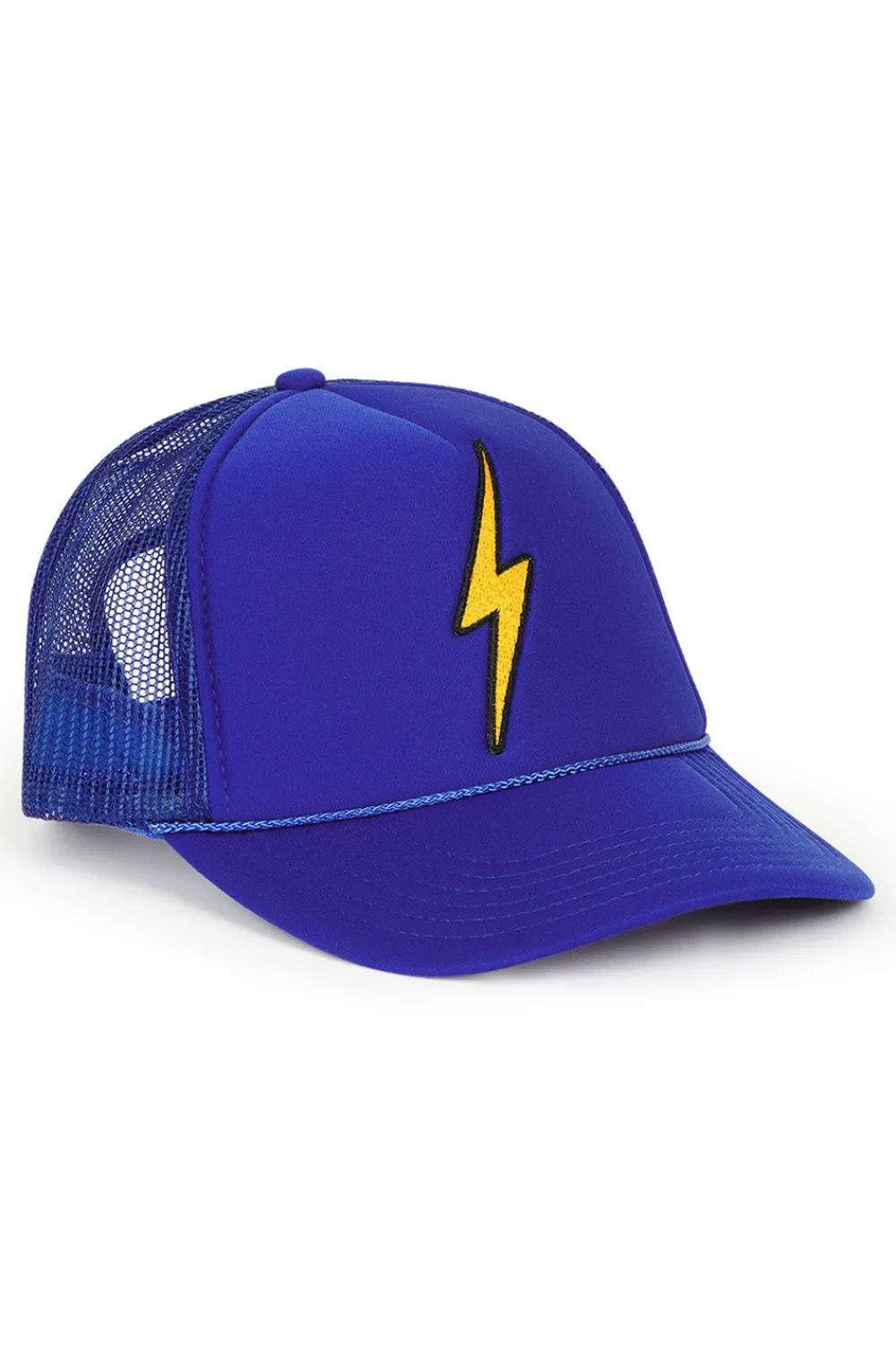Trucker Hats | Trucker Hats | Aviator Nation VINTAGE BOLT TRUCKER HAT theperfectpairing!Allofourproductsgothroughanintensebreaking-downprocessthatgivesthemavintagefeelyou'lllovebecauseit'sbrokeninfromdayoneofwearingit.Allofourhatsareadjustable!