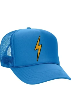Trucker Hats | Trucker Hats | Aviator Nation VINTAGE BOLT TRUCKER HAT theperfectpairing!Allofourproductsgothroughanintensebreaking-downprocessthatgivesthemavintagefeelyou'lllovebecauseit'sbrokeninfromdayoneofwearingit.Allofourhatsareadjustable!